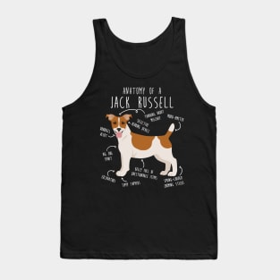 Jack Russell Terrier Dog Anatomy Tank Top